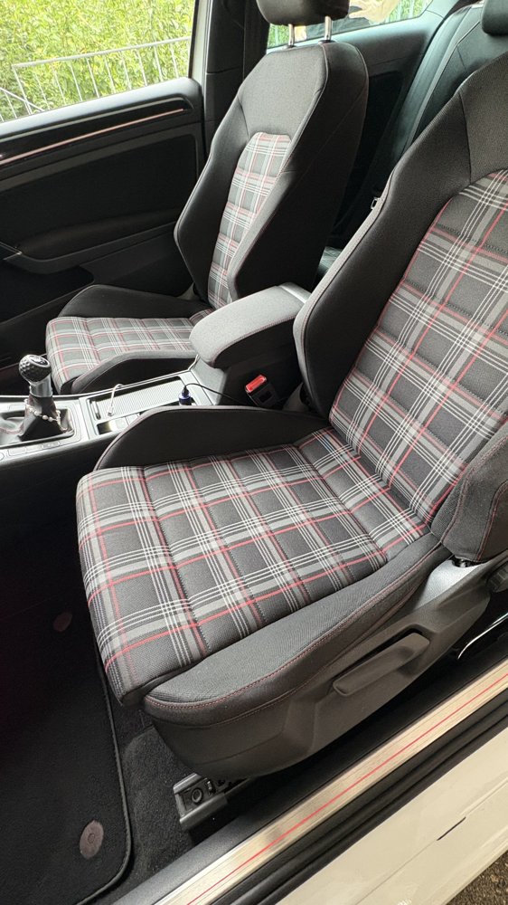 Sièges intérieur tartan nettoyés